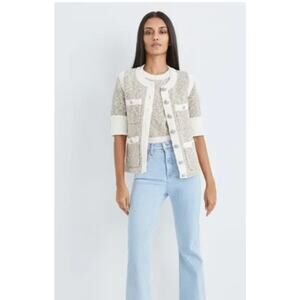 Veronica Beard Kaufman Knit Jacket Women's Medium EUC